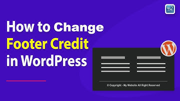 How to Change Footer Credit in WordPress in 2023 | ThemeHunk