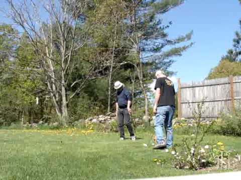 backyard golf w/ craig sooter in rochester vermont