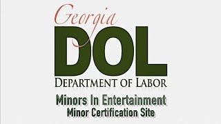 GDOL MIE Minor Certification Site