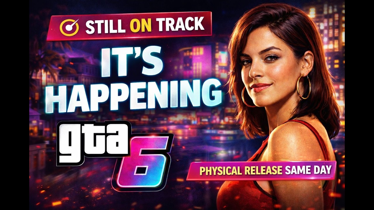 GTA 6 Physical Release Confirmed, Marketing Starts This Summer & Release Still On Track