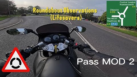 Roundabouts, Lifesavers / Shoulder Checks Pass MOD 2