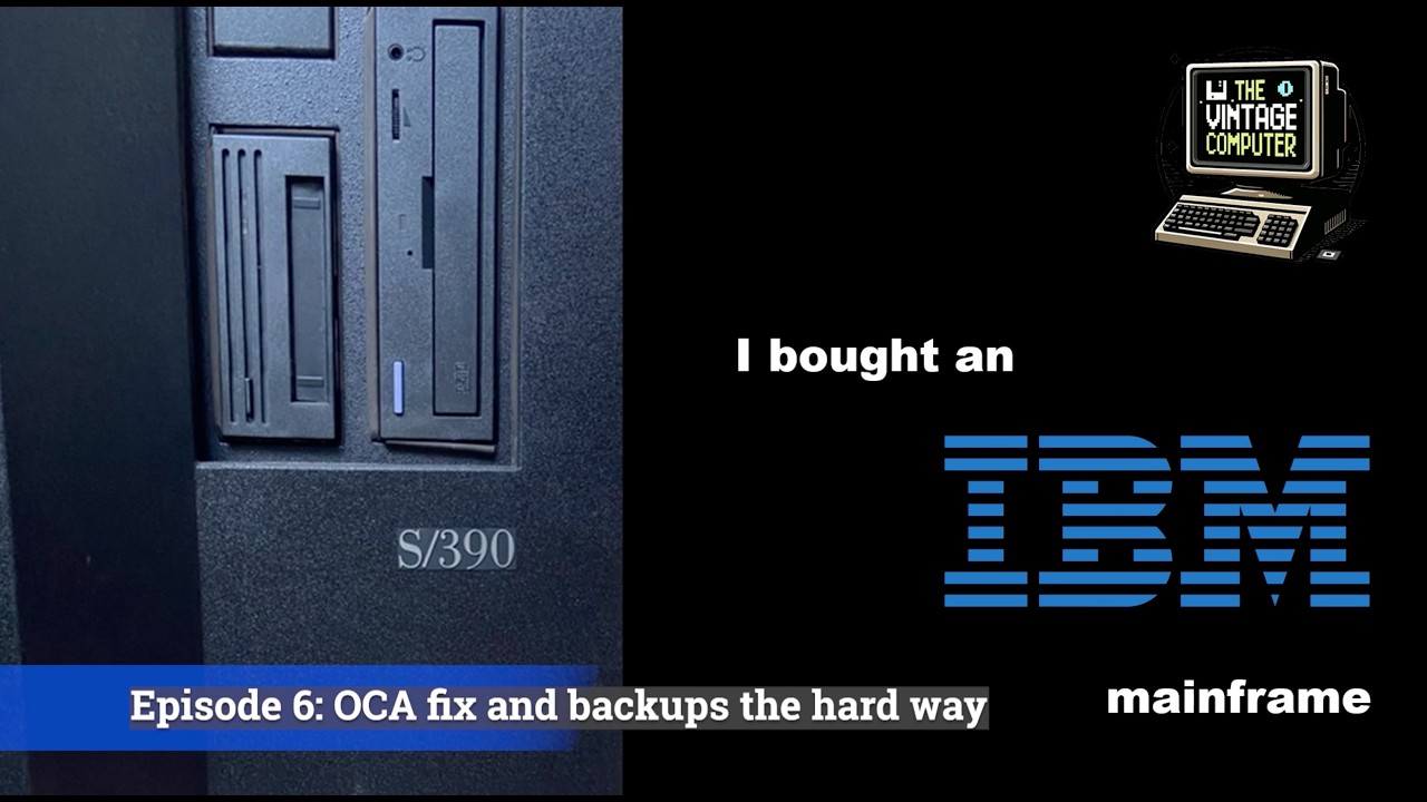 IBM Mainframe Episode 6 - fixing a dead OCA, making backups the hard way and OS/2 networking.