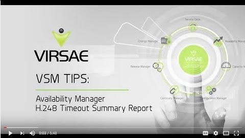 VSM Tips  - H248 Timeout Summary Report