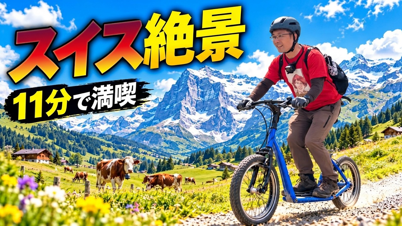 Switzerland Travel] 11 Minutes of Stunning Scenery | Jungfrau