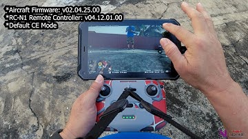 DJI Air 2S - New Firmware (Aircraft Firmware: v02.04.25.00) with default CE mode Test