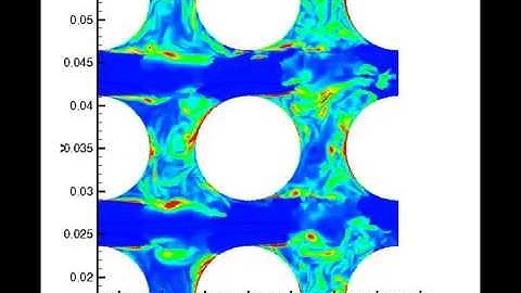 Large-eddy simulations of the fluidelastic instability in a square normal tube array