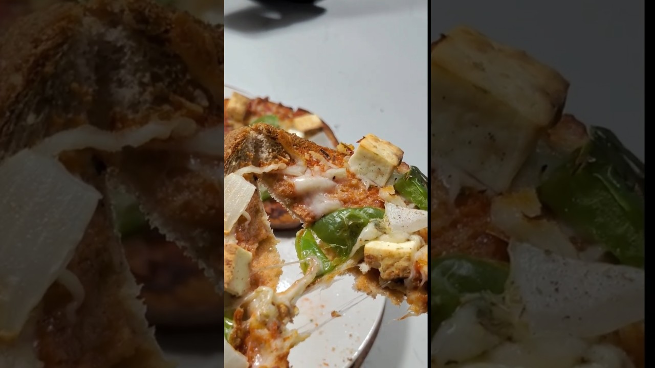 बच्चे का फेवरेट ब्रेड पिज़्ज़ा | Pizza recipe | Quick and easy bread pizza | air fryer pizza