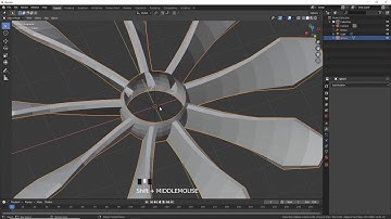 propeller, fan, turbine modeling exercise in blender 2.81