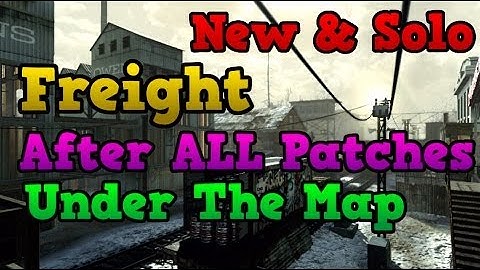 **NEW & SOLO** AFTER ALL PATCHES FREIGHT GLITCH UNDER THE MAP