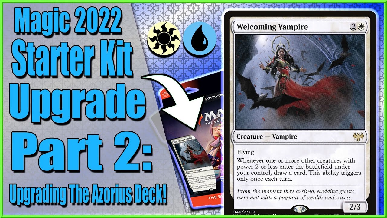 Magic 2022 Starter Kit Azorius Deck Upgrade! How To Upgrade An MTG Deck