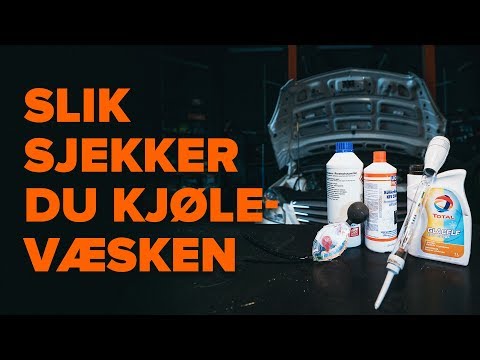 Video: Hvordan sjekker du frostvæsken?