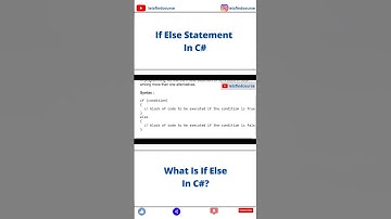If Else Statement In C# | Conditional Statement In C# #csharp
