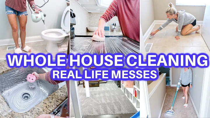 EXTREME WHOLE HOUSE CLEAN WITH ME 2022 | SATISFYIN...