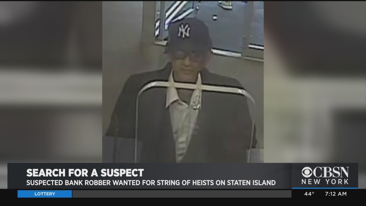 Suspect Wanted In String Of Bank Robberies - YouTube