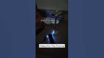 Simplest Spark-Gap Tesla Coil! #circuit #electronics #tesla #diy #highvoltage #teslacoil