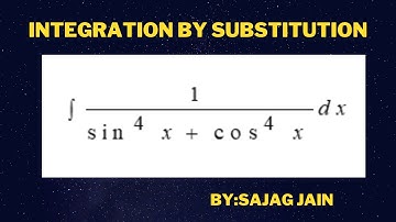 Indefinite Integral by Substitution | Class 12 | NCERT | CBSE | SAJAG JAIN SIR