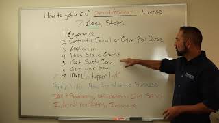 How to get a Cabinet and Millwork Contractors License (C-6)