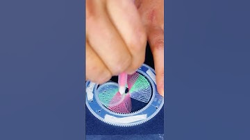 Spirograph for sliding into the weekend🌀 #satisfying #spirograph #spirographdesignpattern