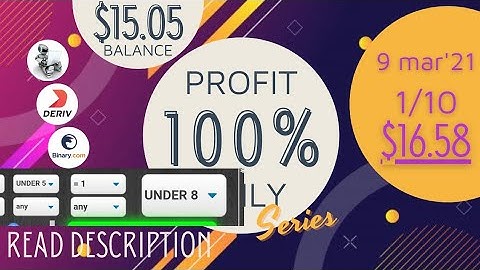 PROFIT 100% DAILY | 9 mar