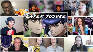 Enter Josuke!! Jotaro Vs Josuke Reaction Mashup ! JJBA Diamond is Unbreakable Ep 1 Reaction