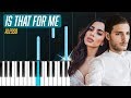 Alesso & Anitta - "Is That For Me" Piano Tutorial - Chords - How To Play - Cover