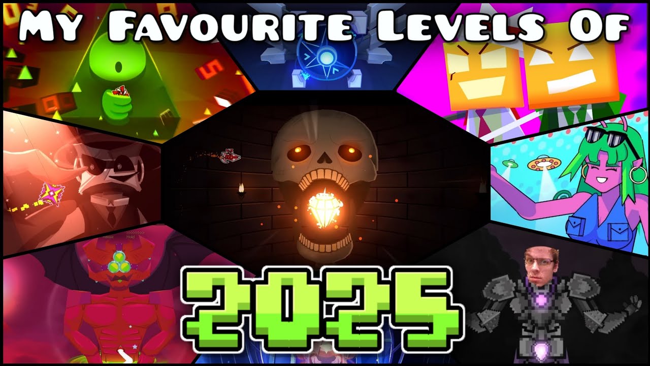 My Favourite Geometry Dash Levels Of 2025 - YouTube