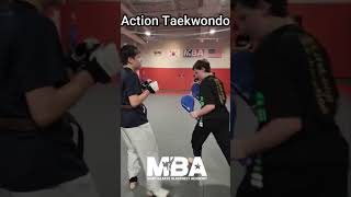 Attack back kick!! 🥋 #taekwondo #viral #korea #foryou #usa #trending #grandmaster #shorts #mba