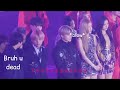 Blackpink & BTS awkward moment