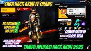 PEMBUKTIAN!! CARA HACK AKUN ORANG TAMPA APLIKASI CUMAN SALIN ID 100% WORK NO TIPU TIPU! screenshot 3