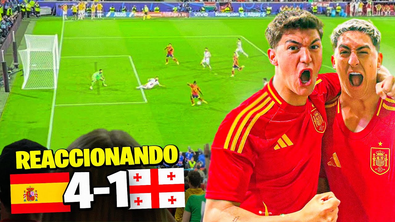 REACCIONANDO al ESPAÑA 4-1 GEORGIA *noche HISTÓRICA*