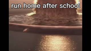 POV running home from after school