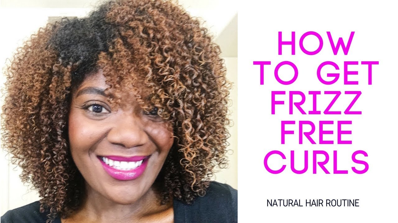 How To Get Frizz Free Curly Hair Youtube 