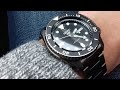 SEIKO 5 SPORTS automatic watch unboxing - SRPD65K1#black#collective#looks