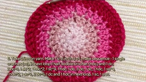 How To Make A Five Color Crocheted Heart Applique - DIY  Tutorial - Guidecentral