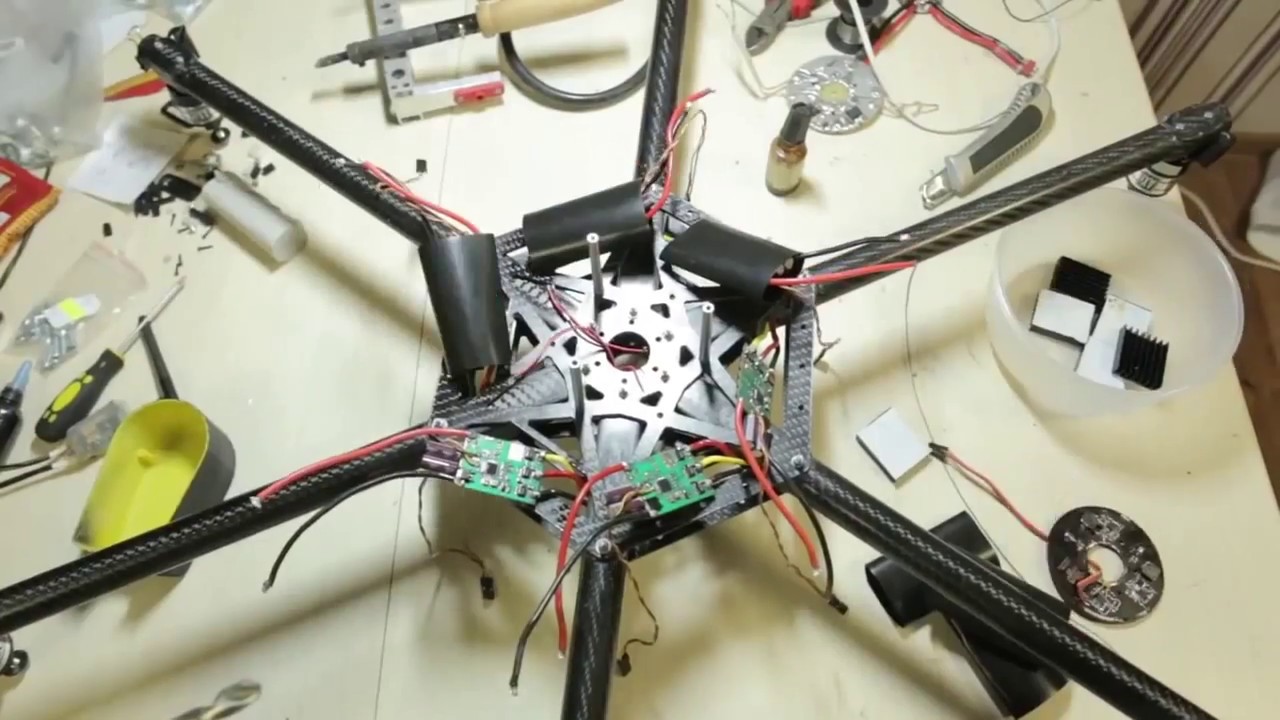 Квадрокоптер своими руками / how to build a multicopter - YouTube