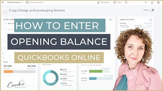 How to enter Opening Balance in QuickBooks Online