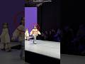 girl crashes fashion show calling her sister #shortsvideo