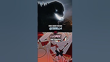 Godzilla (ATW) vs Lucifer (Hazbin Hotel) #godzilla #monsterverse #hazbin hotel #foryou #fypviralシ
