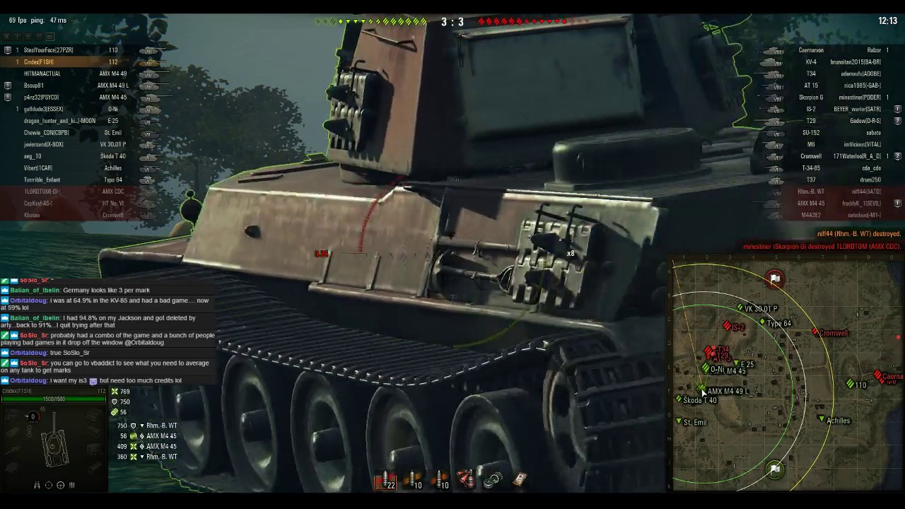 World of Tanks How to use the damage indicator. YouTube
