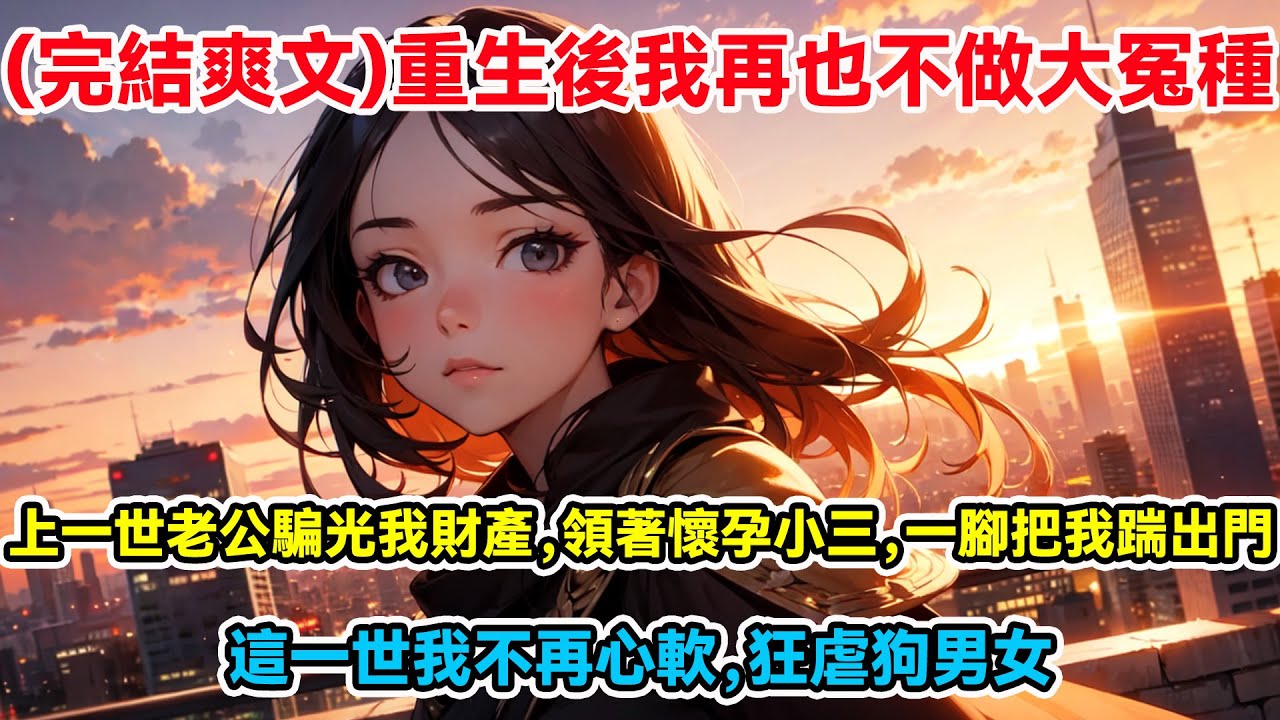 (完結爽文)重生後我再也不做大冤種，上一世老公騙光我財產，領著懷孕小三，一腳把我踹出門，這一世我不再心軟，狂虐狗男女
