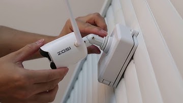 Wire Free,Battery-Powered Security Camera Installation Guide -ZOSI Security Camera