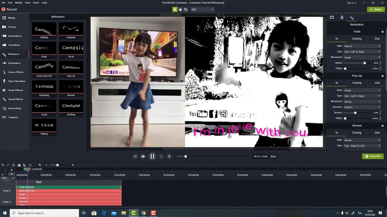 EP09-การปรับแก้ขนาดวิดีโอ การใส่ visual effect | สอน Camtasia【ครีเอท ทู ...