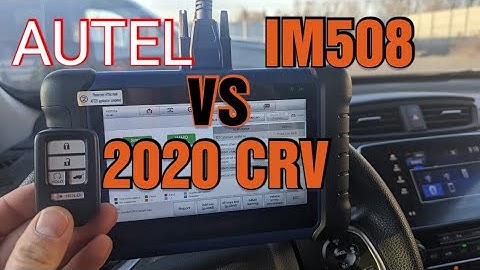 Hoe programmeer ik een Honda CRV-sleutel (Autel im508)