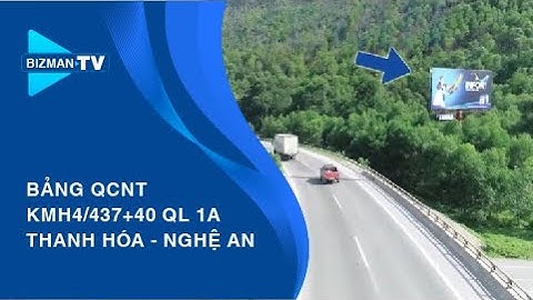 Bảng QCNT KmH4/437+40 QL 1A Thanh Hóa - Nghệ An | Pano Quảng Cáo | Billboard Quốc Lộ | Bizman Media