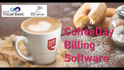 Coffee Shop Billing vb.net project with SQL server database project | VB197 #highblix