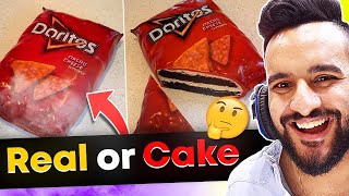 Real VS Fake cake challenge