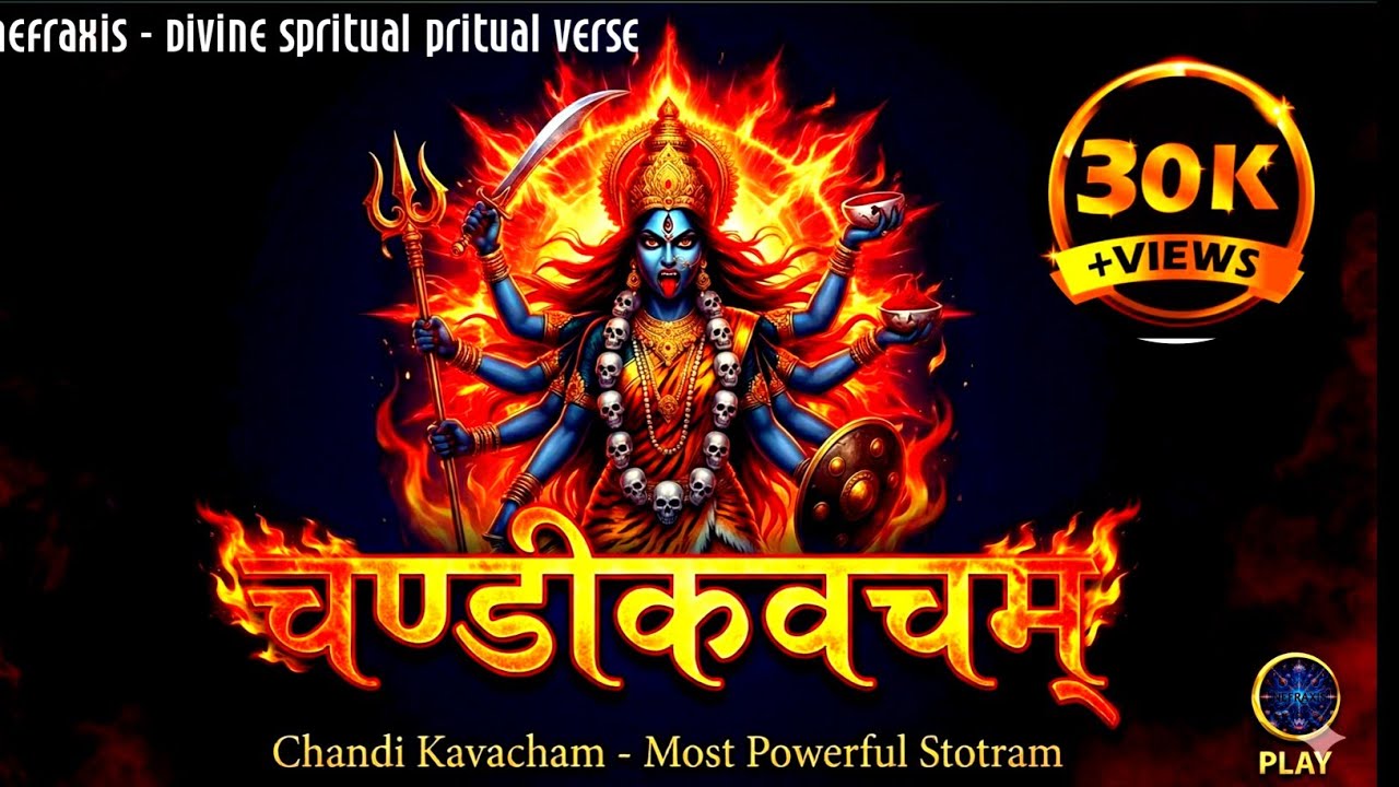 ॥ चण्डीकवचम् ॥ 🔱🔥 Chandi Kavacham | Most Powerful Protective Shield of Goddess Durga 🔥✨ #nefraxis