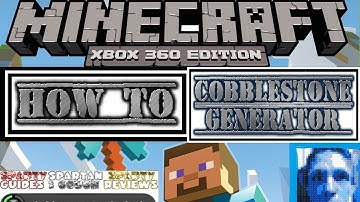 Minecraft Xbox 360 Tutorial Making redstone work for you Unlimited Cobblestone farm