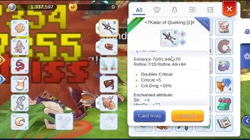 Ragnarok Mobile SEA - Free to Play (F2P) Katar Assassin Cross (SinX) build