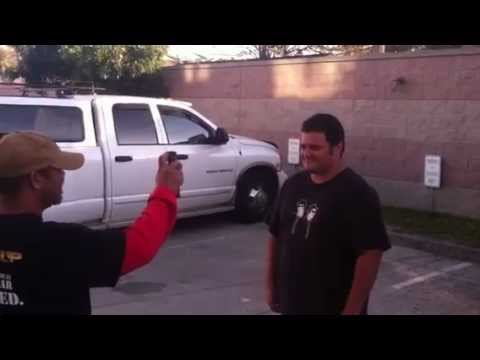 Gilbert gallegos getting pepper sprayed